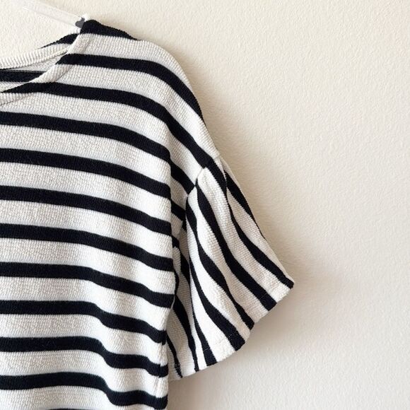Madewell Striped Bell Sleeve Classic Top - Picture 4 of 8